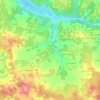 Sigoulès topographic map, elevation, terrain