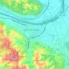 Kozarska Dubica topographic map, elevation, terrain