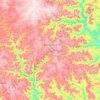 Arvorezinha topographic map, elevation, terrain