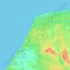 Tārgales pagasts topographic map, elevation, terrain