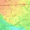 Mitaka topographic map, elevation, terrain