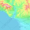 San Buenaventura (Ventura) topographic map, elevation, terrain