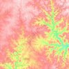 Barros Cassal topographic map, elevation, terrain