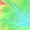 Comuna 12 - Ricaurte topographic map, elevation, terrain