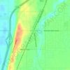 Stevensville topographic map, elevation, terrain