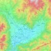 Kōfu topographic map, elevation, terrain