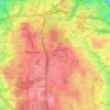 Austintown topographic map, elevation, terrain