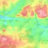 Moustoir-Ac topographic map, elevation, terrain