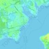 Village of Greenport topographic map, elevation, terrain