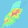 Isle of Man topographic map, elevation, terrain
