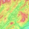 Boonton Township topographic map, elevation, terrain