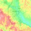 Hattiesburg topographic map, elevation, terrain