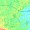 Beaune-la-Rolande topographic map, elevation, terrain