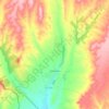 Galápagos topographic map, elevation, terrain