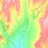 Galápagos topographic map, elevation, terrain