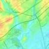 Colwyn topographic map, elevation, terrain