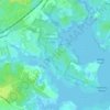 Carrol's Glen topographic map, elevation, terrain