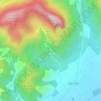 07340 topographic map, elevation, terrain