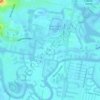 Bundall topographic map, elevation, terrain