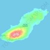 Isla San Cristóbal topographic map, elevation, terrain
