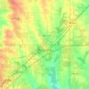 Royse City topographic map, elevation, terrain