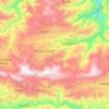 San Juan Cotzal topographic map, elevation, terrain