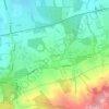 East Clandon topographic map, elevation, terrain