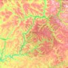 Allegheny National Forest topographic map, elevation, terrain