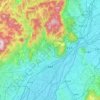 Takatsuki topographic map, elevation, terrain