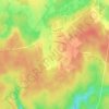 Chantemelle topographic map, elevation, terrain