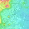 Beerwah topographic map, elevation, terrain