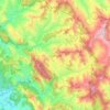 Fatehpur Thakiala Tehsil topographic map, elevation, terrain