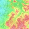 Parigné-l'Évêque topographic map, elevation, terrain