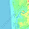 Ocean City topographic map, elevation, terrain