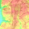 La Plata topographic map, elevation, terrain