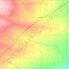Parmer County topographic map, elevation, terrain
