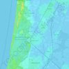 Castricum topographic map, elevation, terrain