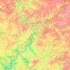 Armstrong County topographic map, elevation, terrain