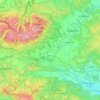 District of Poprad topographic map, elevation, terrain