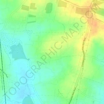 Harohalli topographic map, elevation, terrain
