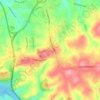 Spry topographic map, elevation, terrain