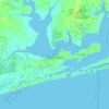 Orange Beach topographic map, elevation, terrain