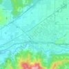 Post Falls topographic map, elevation, terrain