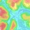 Irvona topographic map, elevation, terrain