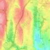 Martha Lake topographic map, elevation, terrain