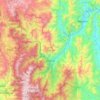 Zamora topographic map, elevation, terrain
