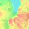 Fond du Lac County topographic map, elevation, terrain