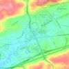 Exton topographic map, elevation, terrain