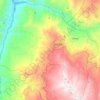 Jericó topographic map, elevation, terrain