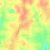 Green Level topographic map, elevation, terrain